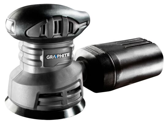 Szlifierka mimośrodowa 240 W, stopa 125 mm GRAPHITE