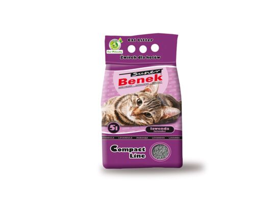 Żwirek Super Benek 10 l Compact Zap.LAWENDA