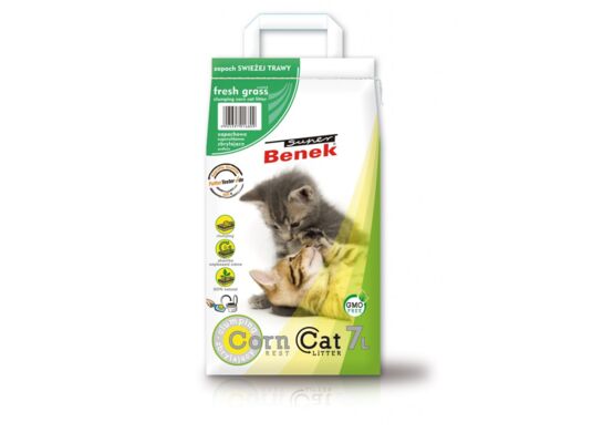 Żwirek Super Benek 7 l Corn Cat Świeża Trawa