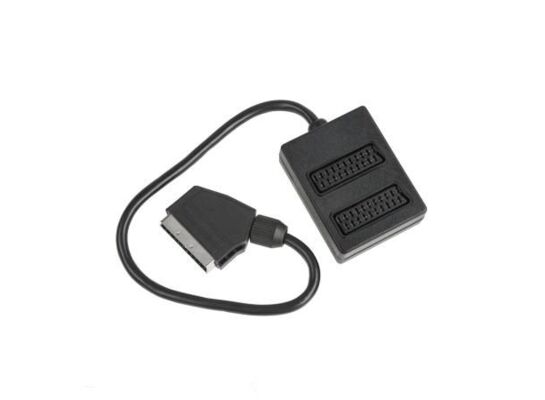 Rozdzielacz wtyk - 2 gniazda 21 stykowy