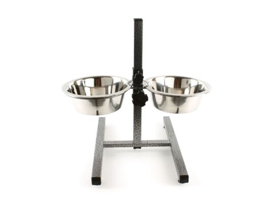 Miska metal na stojaku regulow 2x2,84 l CHICO