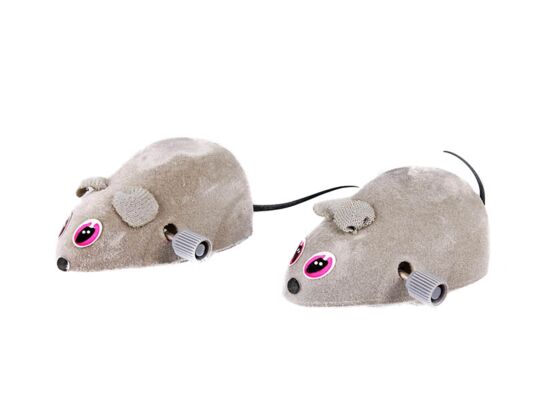 Zabawka dla kota myszki nakręcane 7 cm 2 szt. CHICO