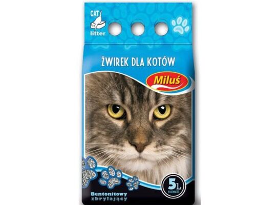 Żwirek Miluś STANDARD 5 l żwir zbrylający Certech