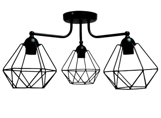 Oprawa oświetleniowa GERDA 3 x E27 czarna