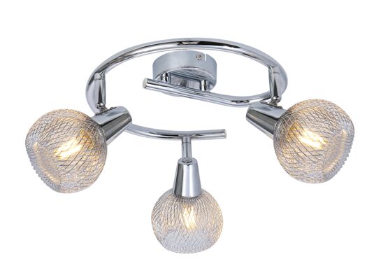 Spirala Loretto 3 płomienna chrom E14