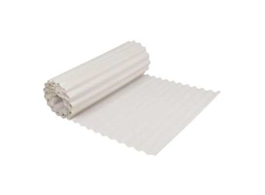 Rulon falisty Poliester biały 100