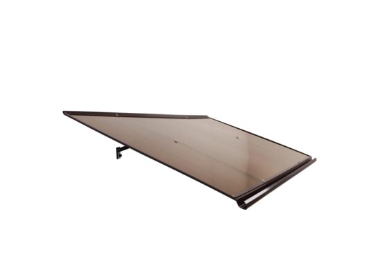 Daszek płaski dymny 120 x 90 cm Robelit