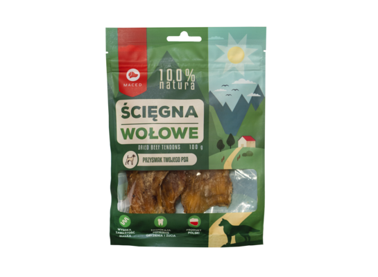 Przysmak suszony ścięgna wołowe 100 g Maced
