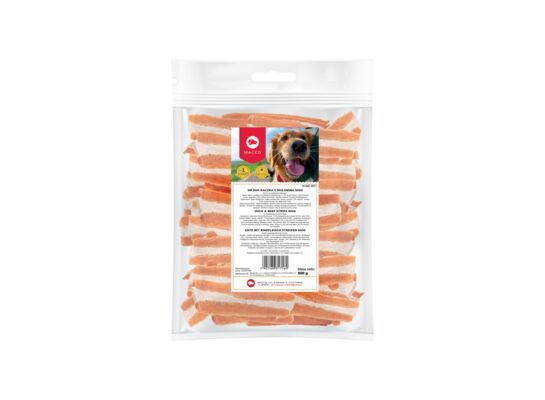 Karma uzupełniająca dla psów duo kaczka z wołowiną 500 g Maced