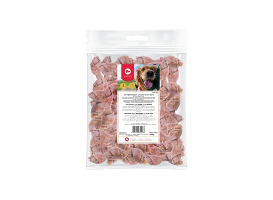 Karma uzupełniająca dla psów miękki węzeł kaczka 12,5 cm 500 g Maced