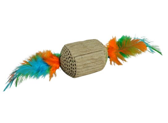 Zabawka dla kotów z piórkami