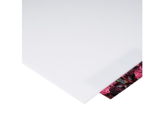 Szkło z polistyrenu 2 mm mleczna 50 x 50 cm Robelit