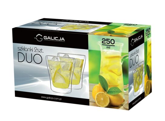 Szklanka duo 250 ml 2 sztuki
