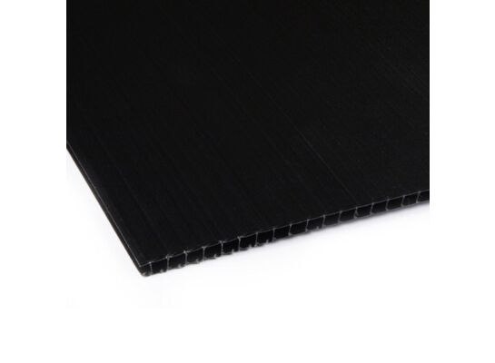 Polipropylen kanalikowy 3 mm czarny 100 x 200 cm Robelit