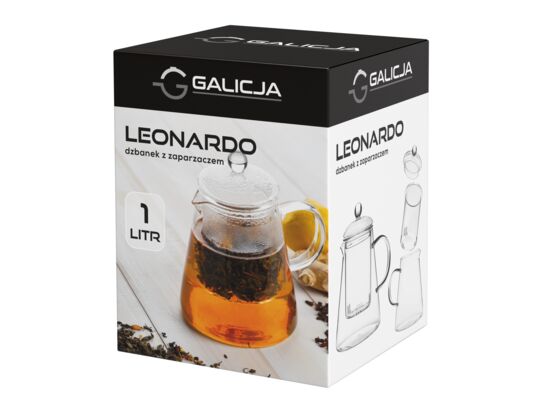Dzbanek z zaparzaczem Leonardo 1 l