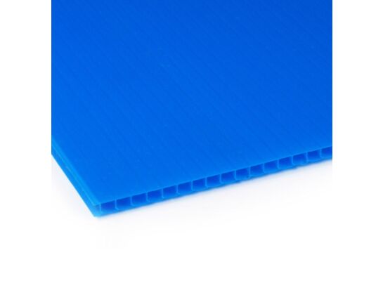 Polipropylen kanalikowy 3 mm niebieski 100 x 200 cm Robelit