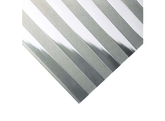 Szkło z polistyrenu bermuda transparentna 142 x 54/25 Robelit