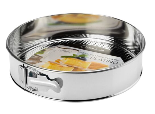 Tortownica fakturowana Platino 28 cm