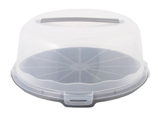 Pojemnik Tortownica 30 cm srebrny