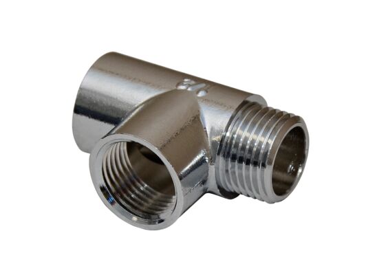 Trójnik 3/8'' ZWW chrom