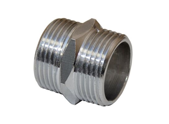 Złączka wkrętna (nypel) 1/2'' chrom