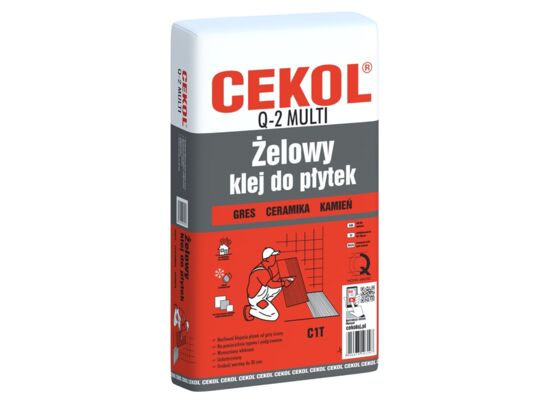 Żelowy klej do płytek Q-2 MULTI 20 kg CEKOL