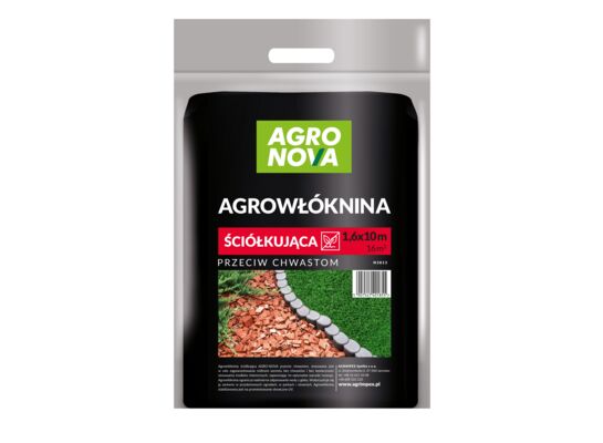 Agrowłóknina agro-nova czarna 1,6 x 10 m