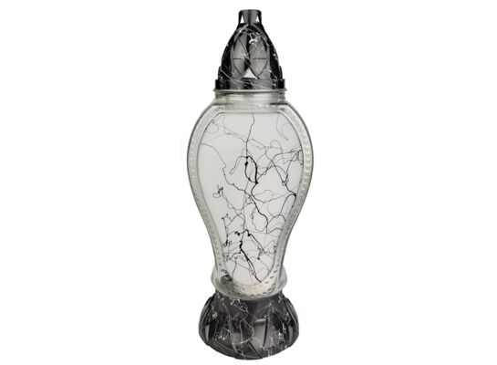 Znicz szklany nitka czarny 66 h