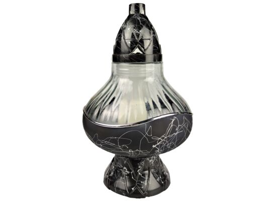 Znicz szklany nitka czarny 44 h