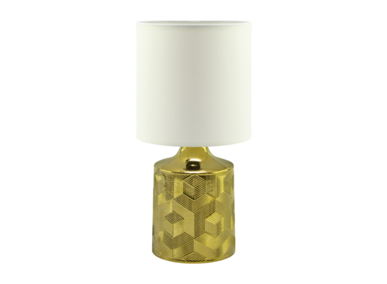 Lampka stołowa LINDA E14 GOLD/WHITE STRÜHM
