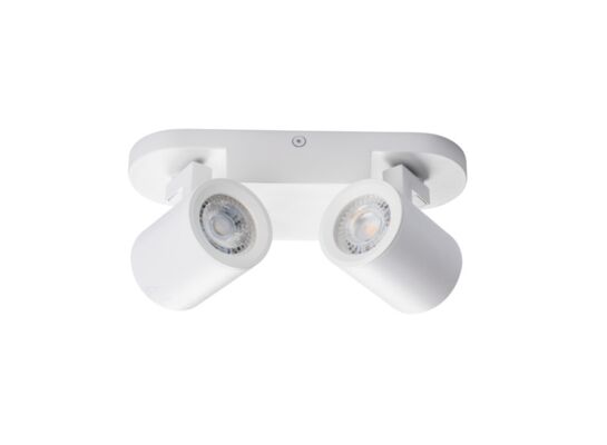 Oprawa 2-płomienna EL-2I W biała LAURIN