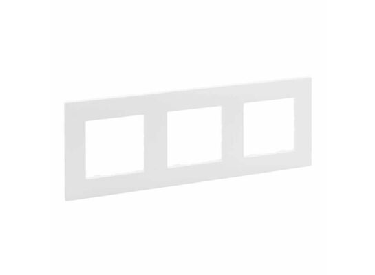 Ramka potrójna NILOE STEP biała
