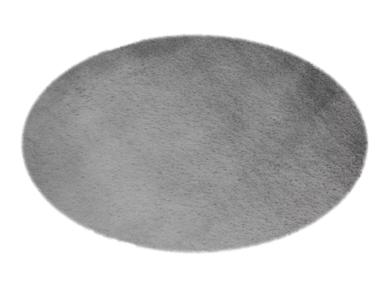 Dywanik łazienkowy Skin popiel owalny 80 x 50 cm BA-DE