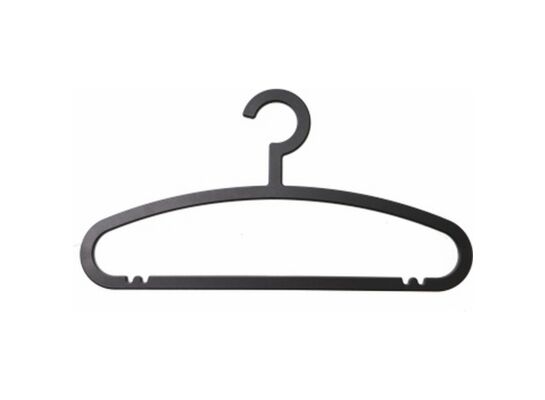 Wieszak do ubrań 8 szt. czarny