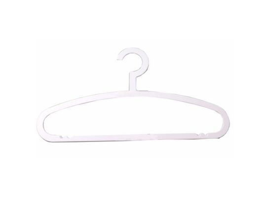 Wieszak do ubrań 8 szt. biały