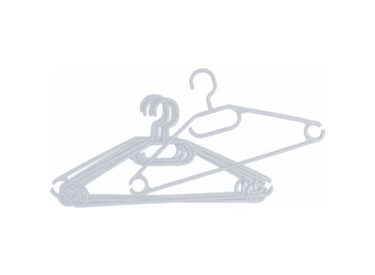 Wieszak do ubrań obrotowy 5 szt. biały