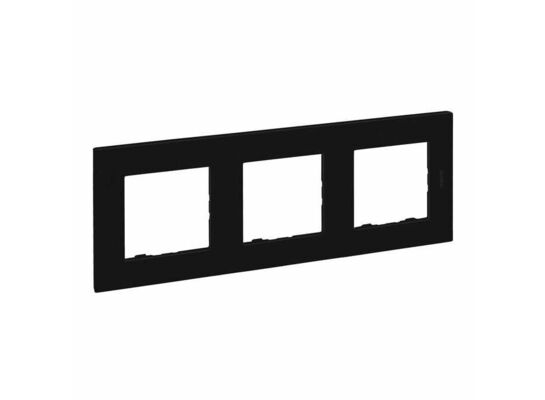 Ramka 3-krotna czarny mat Niloe Step