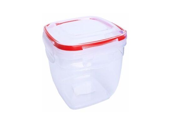 Pojemnik kwadratowy wysoki Milano 0,57 l czerwony