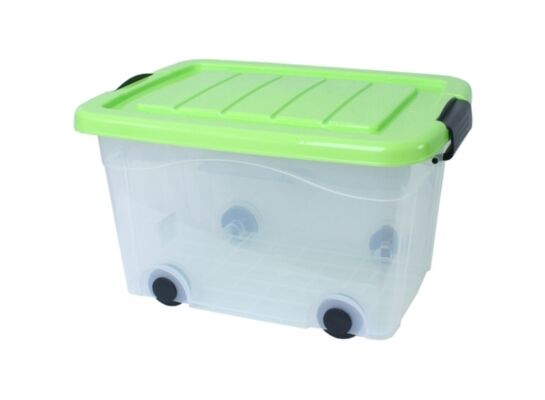 Pojemnik na kółkach 60 l zielony