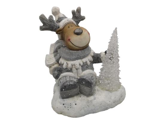 Figurka LED Renifer 30 x 26 x 35 cm