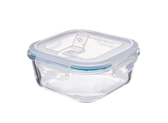 Pojemnik żaroodporny VEGA z pokrywką kwadratowy 0,75 l