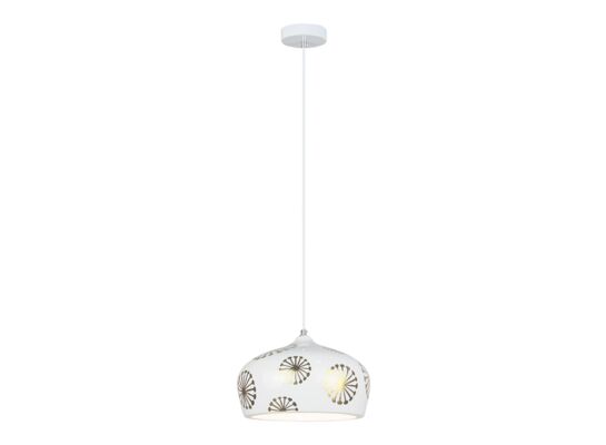 Lampa wisząca Ginger E14 1x40 W IP20 złoty / biały