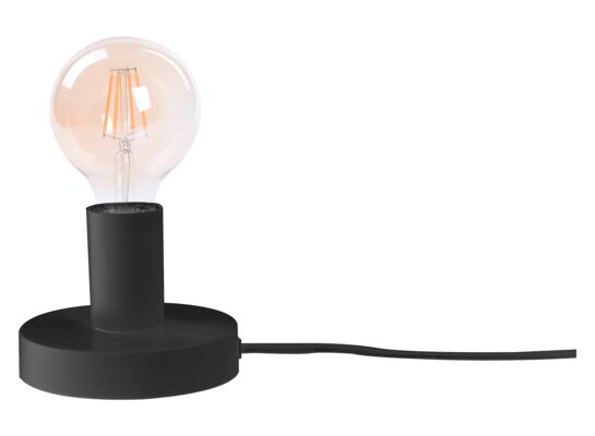 Lampa Bowie asztali E27 1x60 W czarna