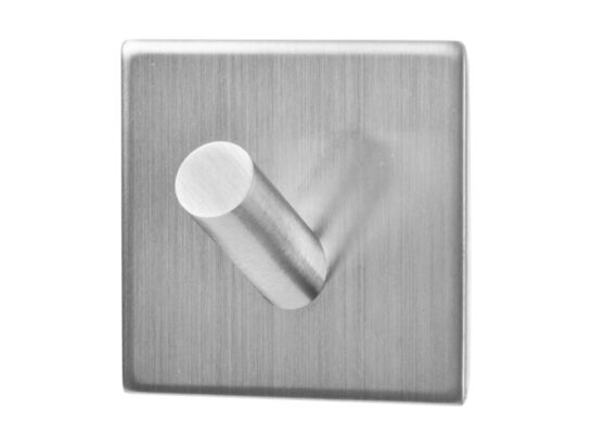 Wieszak samoprzylepny kwadratowy TIMO "1" srebrny