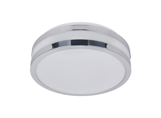 Plafon NORD 49009 biało-srebrny