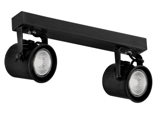 Plafon 2-płomienny CEJLON 648 czarny