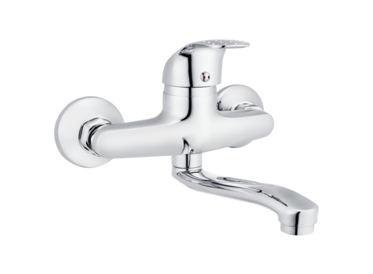 Bateria umywalkowa ścienna Omikron