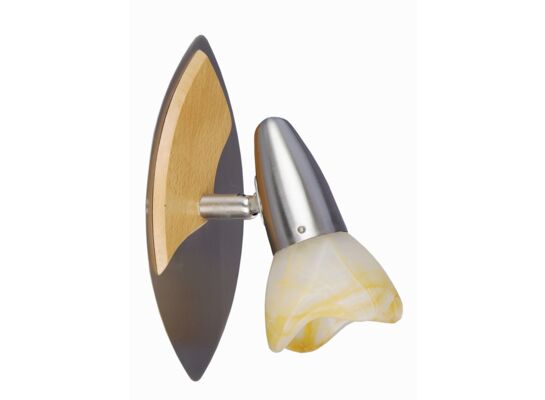 Kinkiet SISSI 460 satyna, jasne drewno