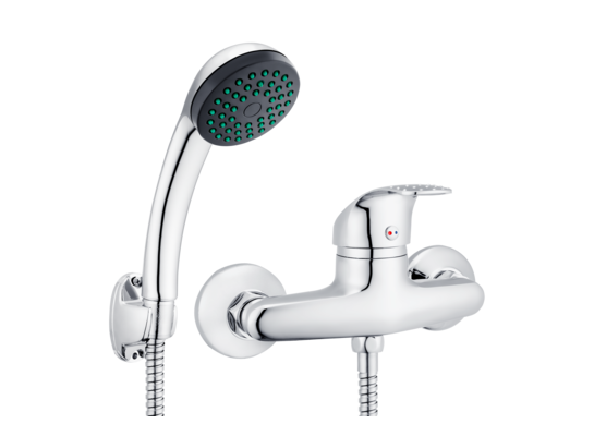 Bateria natryskowa 40 mm srebrna Omikron