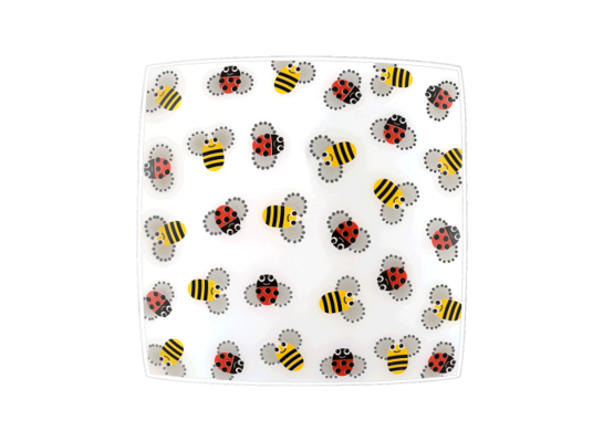 Plafon BIBI 45059 biały, motyw biedronki